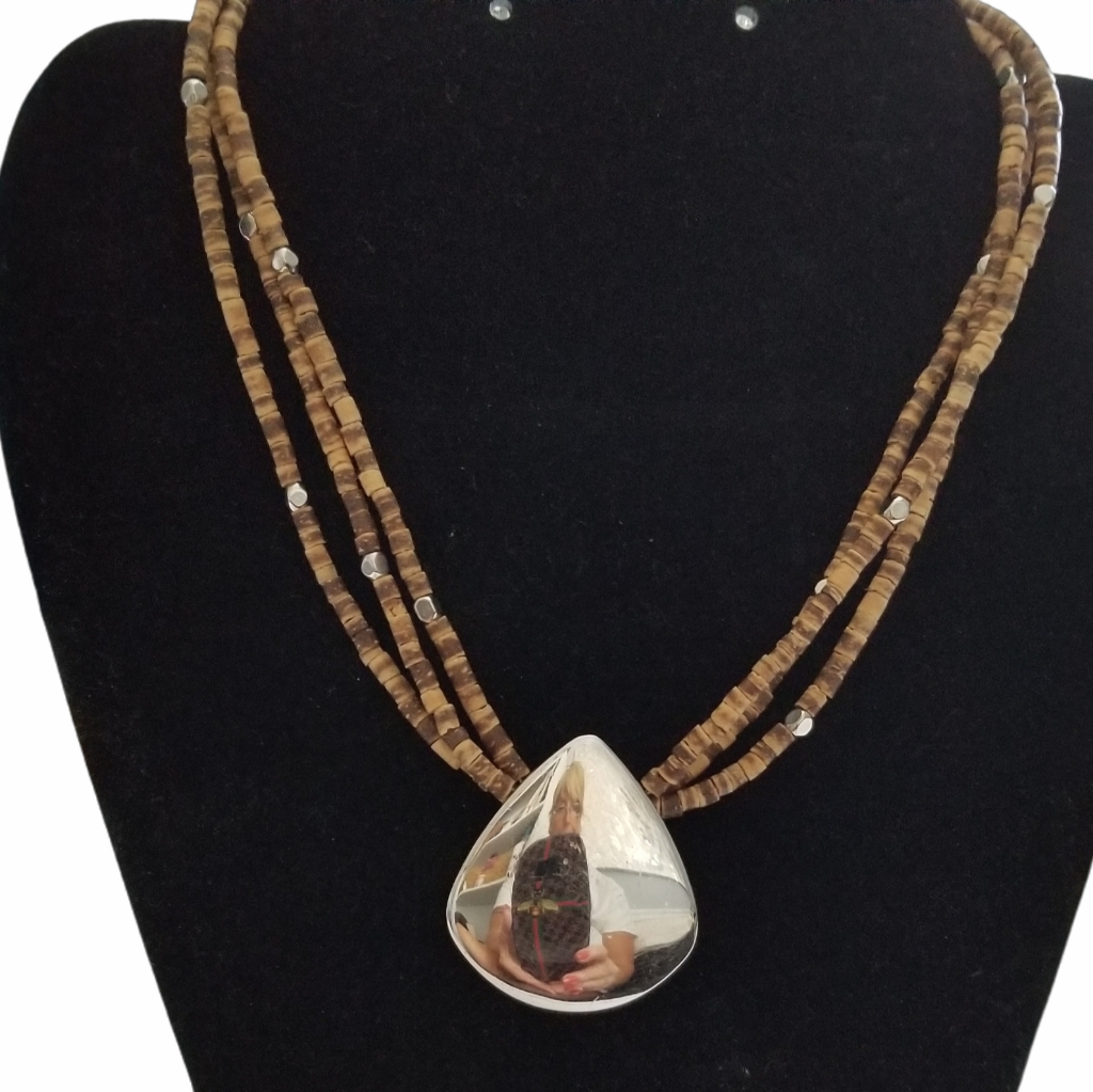 Cookie Lee Beaded Necklace W Pendant